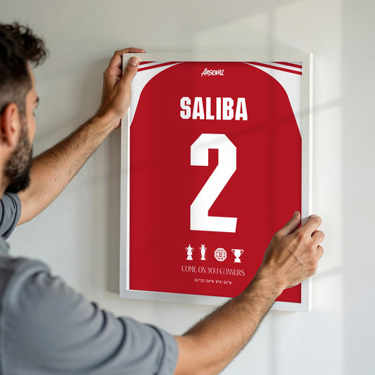 William Saliba Arsenal Kit 25/26