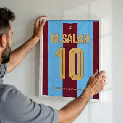 Mohamed Salah Trabzonspor Kit Poster