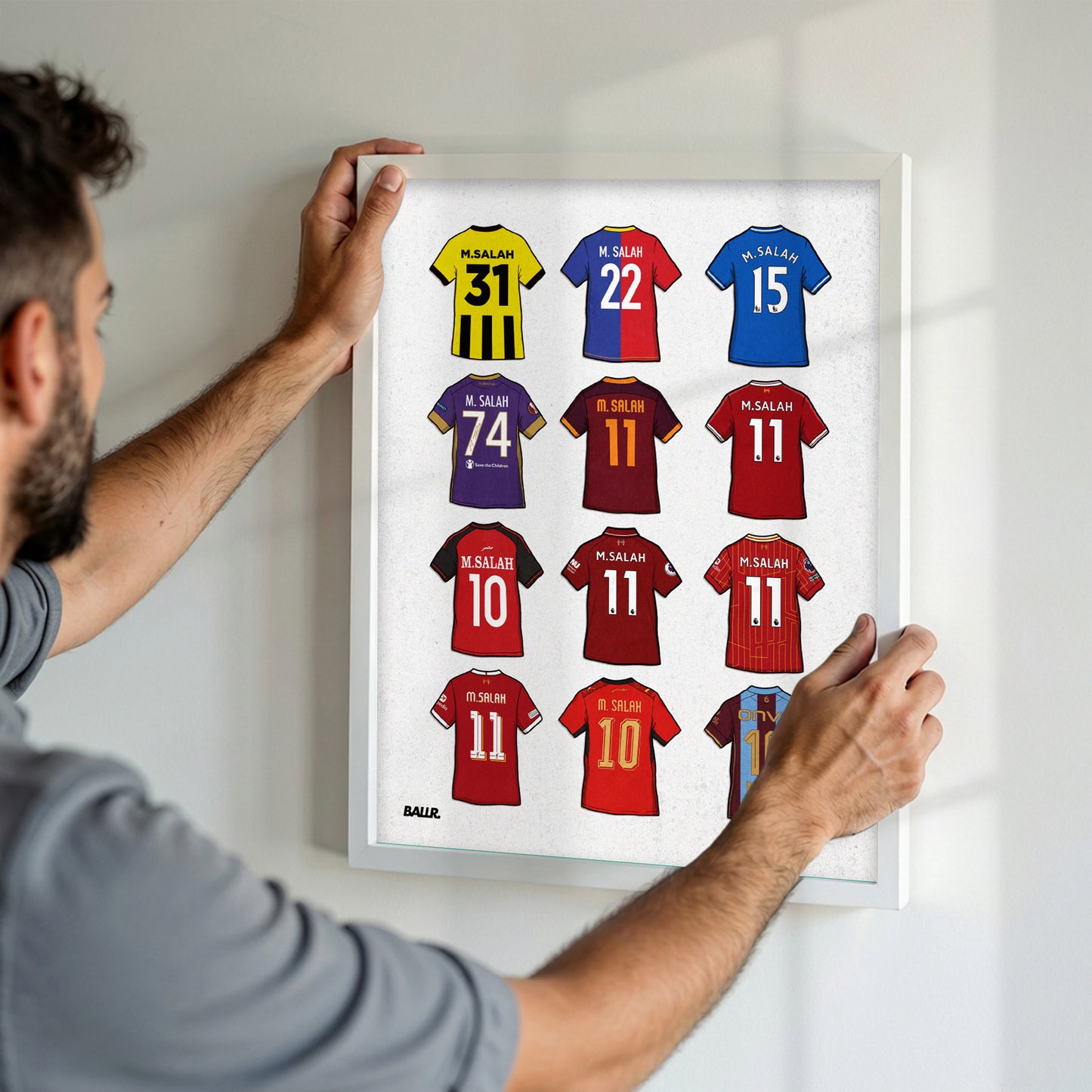 Mohamed Salah Clubs Legacy Kits Version