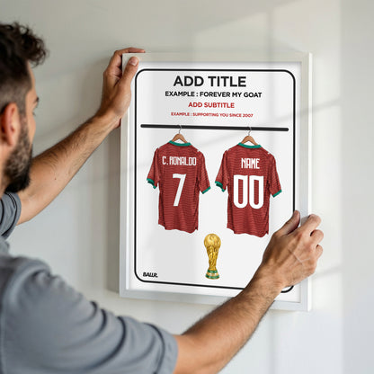 You & Ronaldo Customized Portugal Locker Room Kit