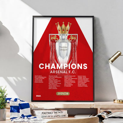 Arsenal Premier League Champions 25/26