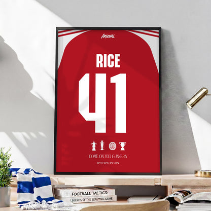 Declan Rice Arsenal Kit 25/26