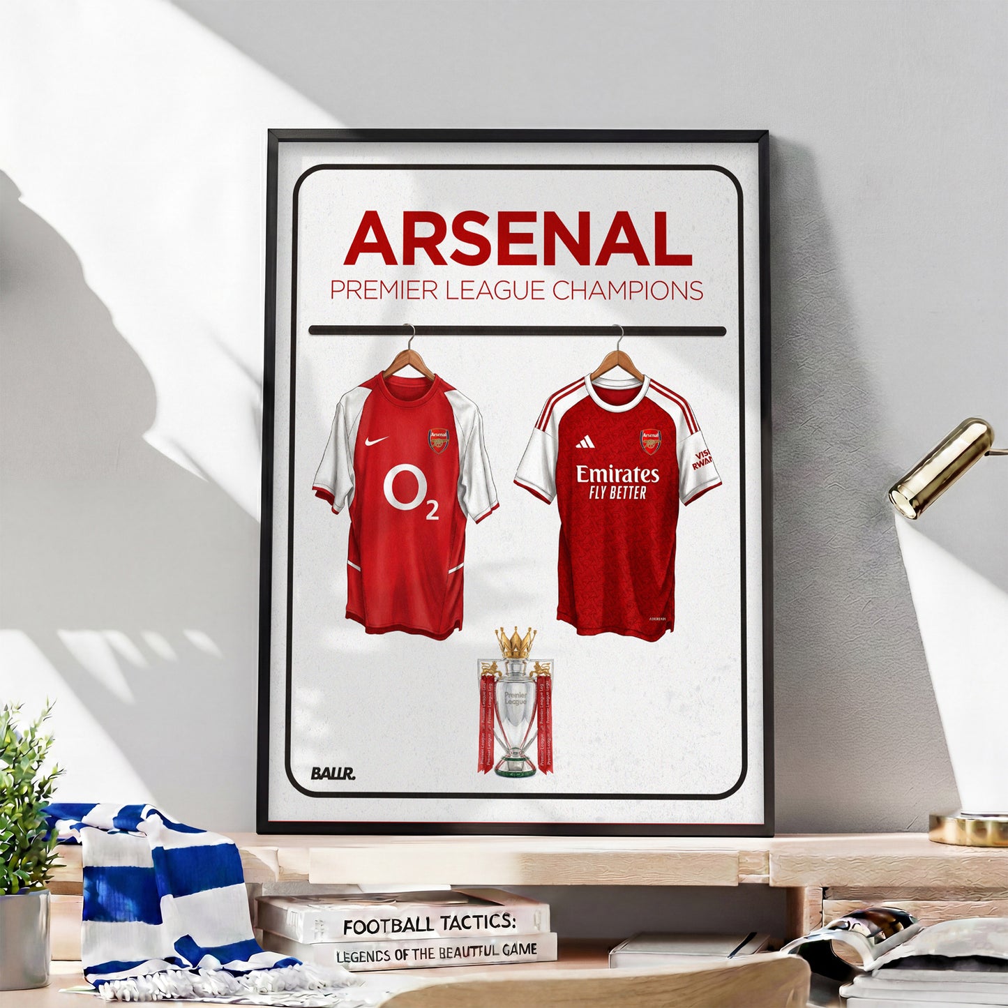 Arsenal 03/04 & Arsenal 25/26 Premier League Champions Locker Room