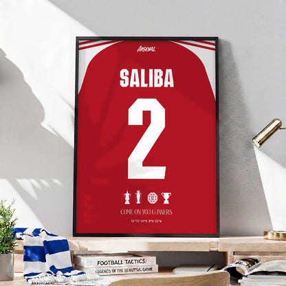 William Saliba Arsenal Kit 25/26
