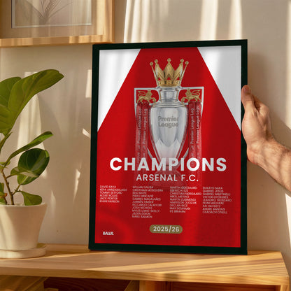 Arsenal Premier League Champions 25/26