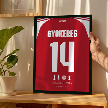 Gyokeres Arsenal Kit 25/26