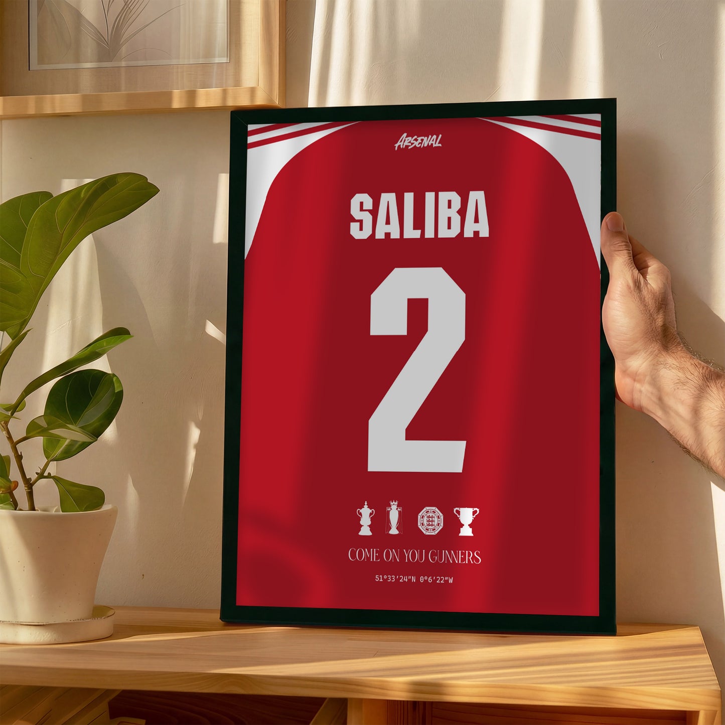 William Saliba Arsenal Kit 25/26
