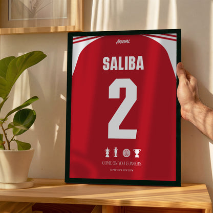 William Saliba Arsenal Kit 25/26