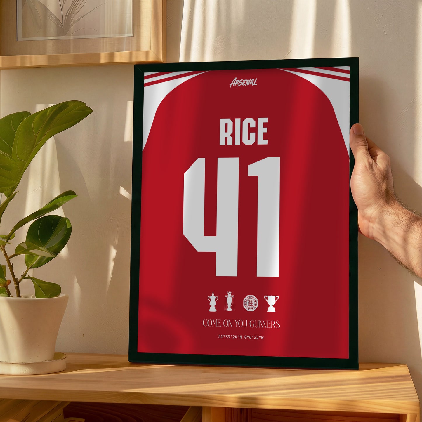 Declan Rice Arsenal Kit 25/26