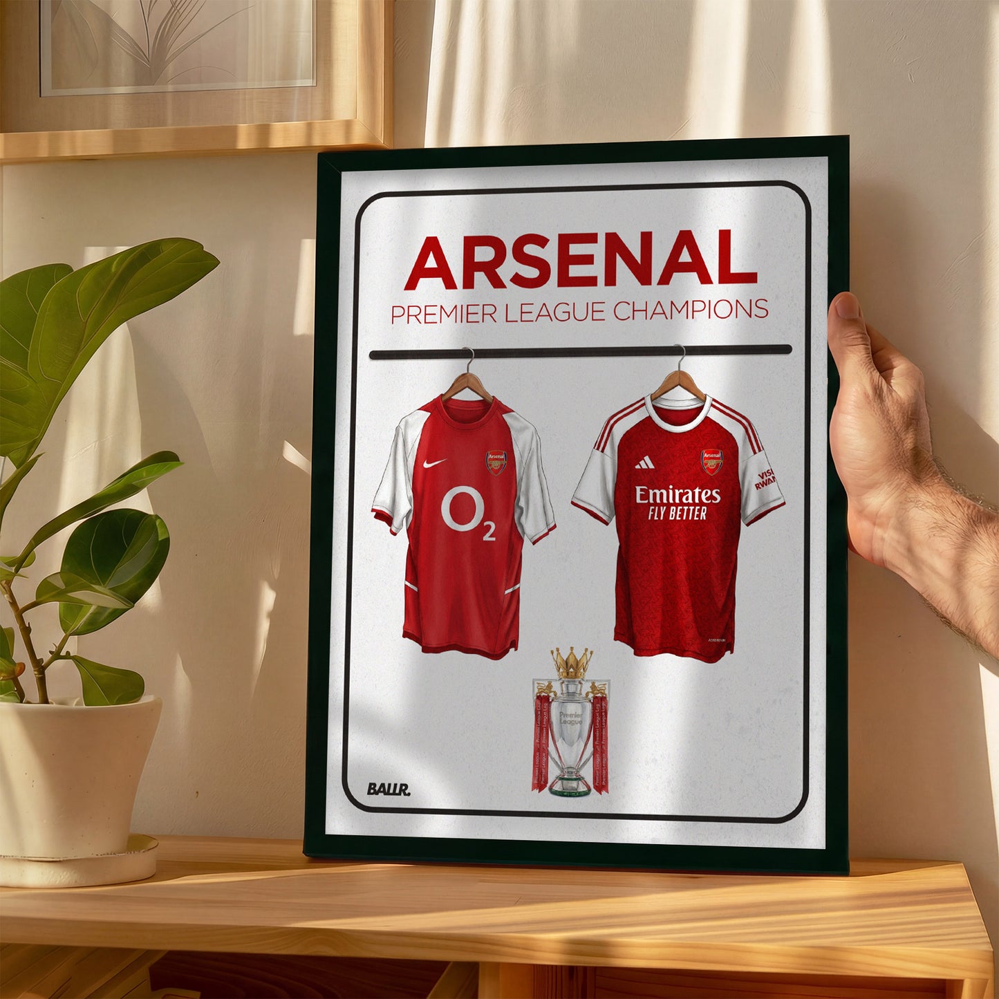 Arsenal 03/04 & Arsenal 25/26 Premier League Champions Locker Room