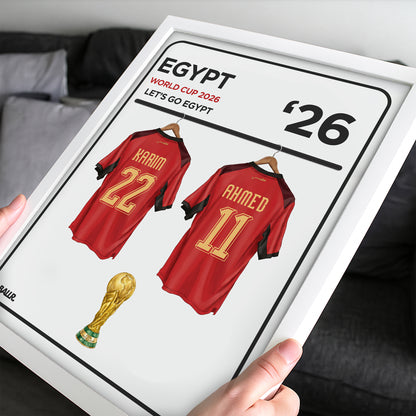 Egypt Personalised Locker Room World Cup Kit 2026