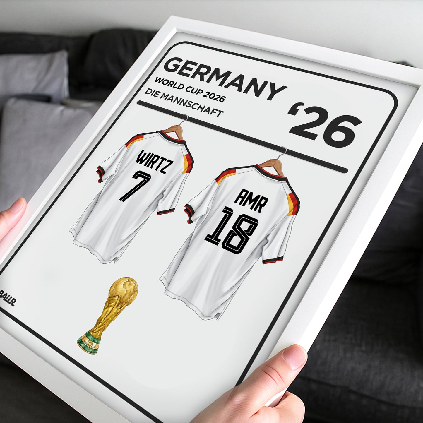 Germany Personalised Locker Room World Cup Kit 2026