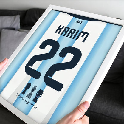 Personalised Kit Argentina 2026 World Cup