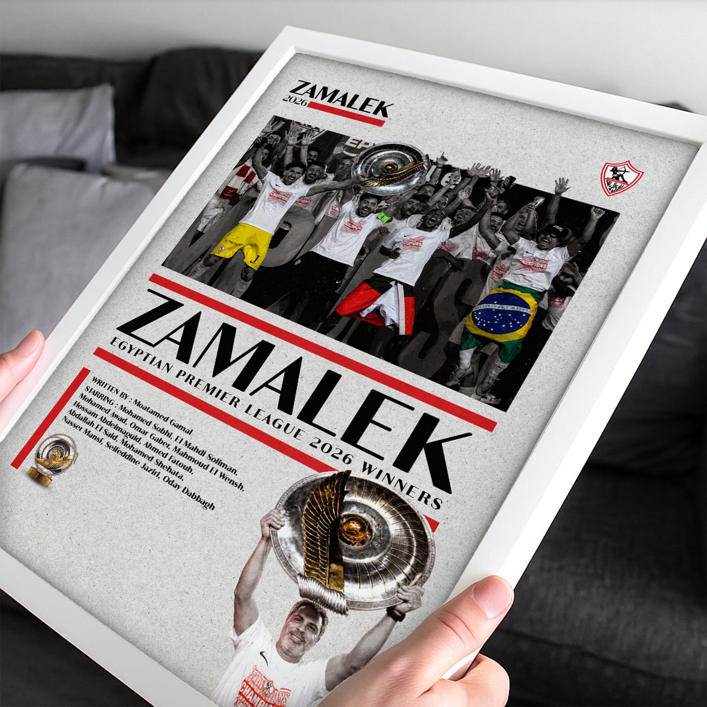 Zamalek Winning The Egyptian League 25/26 Iconic Moment