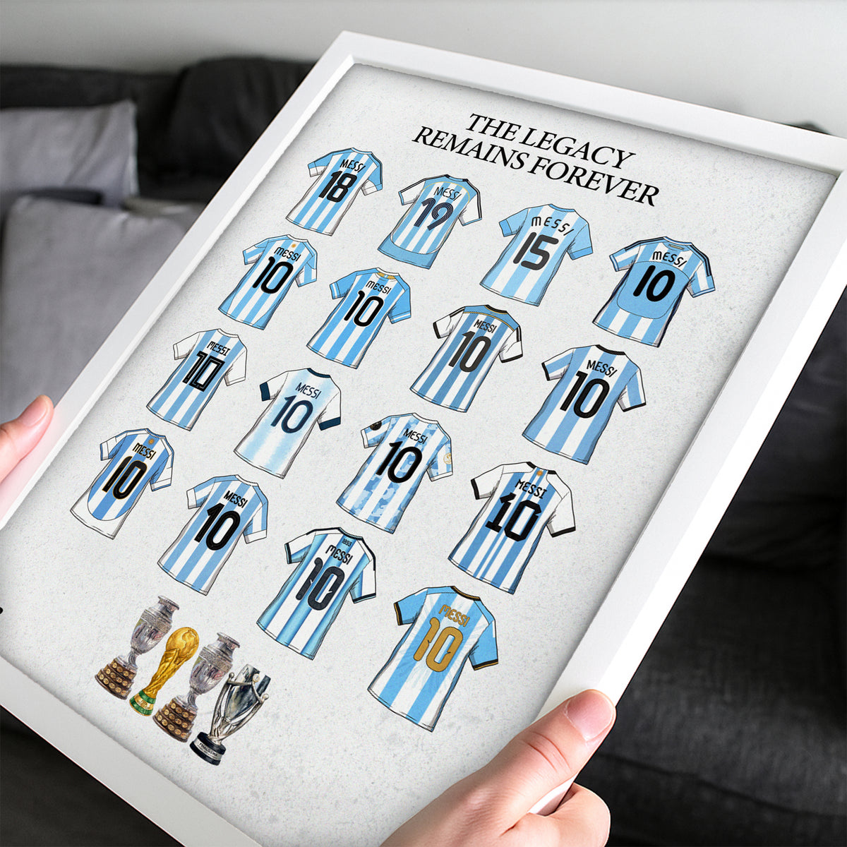 Messi All Argentina Kits