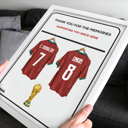 You & Ronaldo Customized Portugal Locker Room Kit