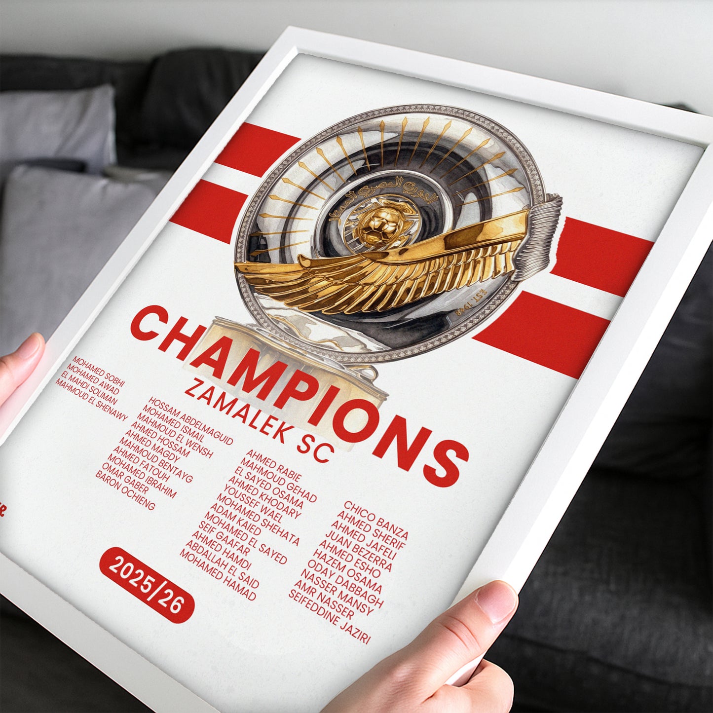 Zamalek League Champions Squad Name 25/26
