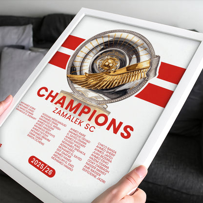 Zamalek League Champions Squad Name 25/26