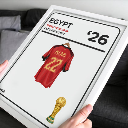 Personalised Locker Room Kit Egypt 2026 World Cup