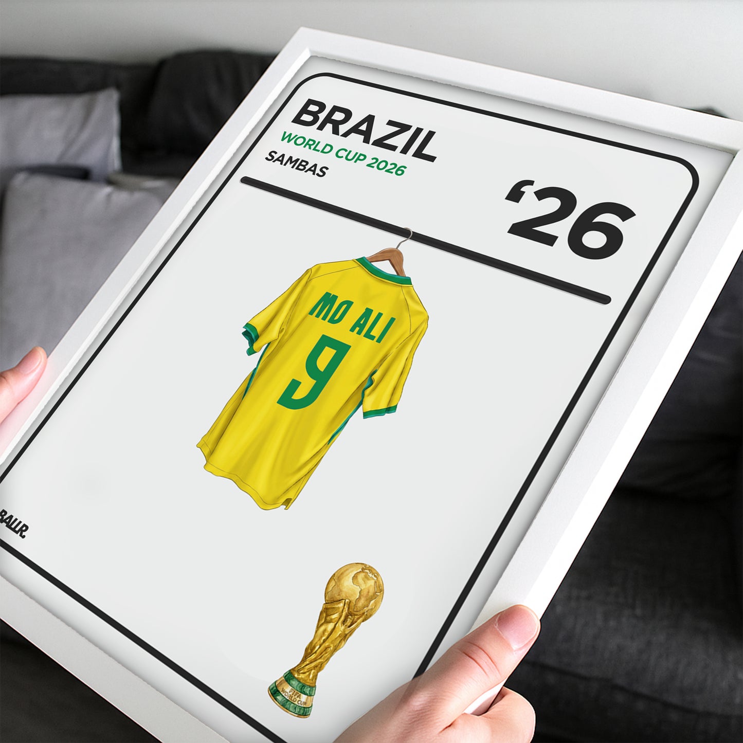 Personalised Locker Room Kit Brazil 2026 World Cup