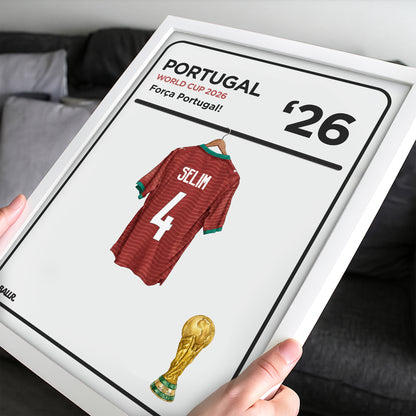 Personalised Locker Room Kit Portugal 2026 World Cup