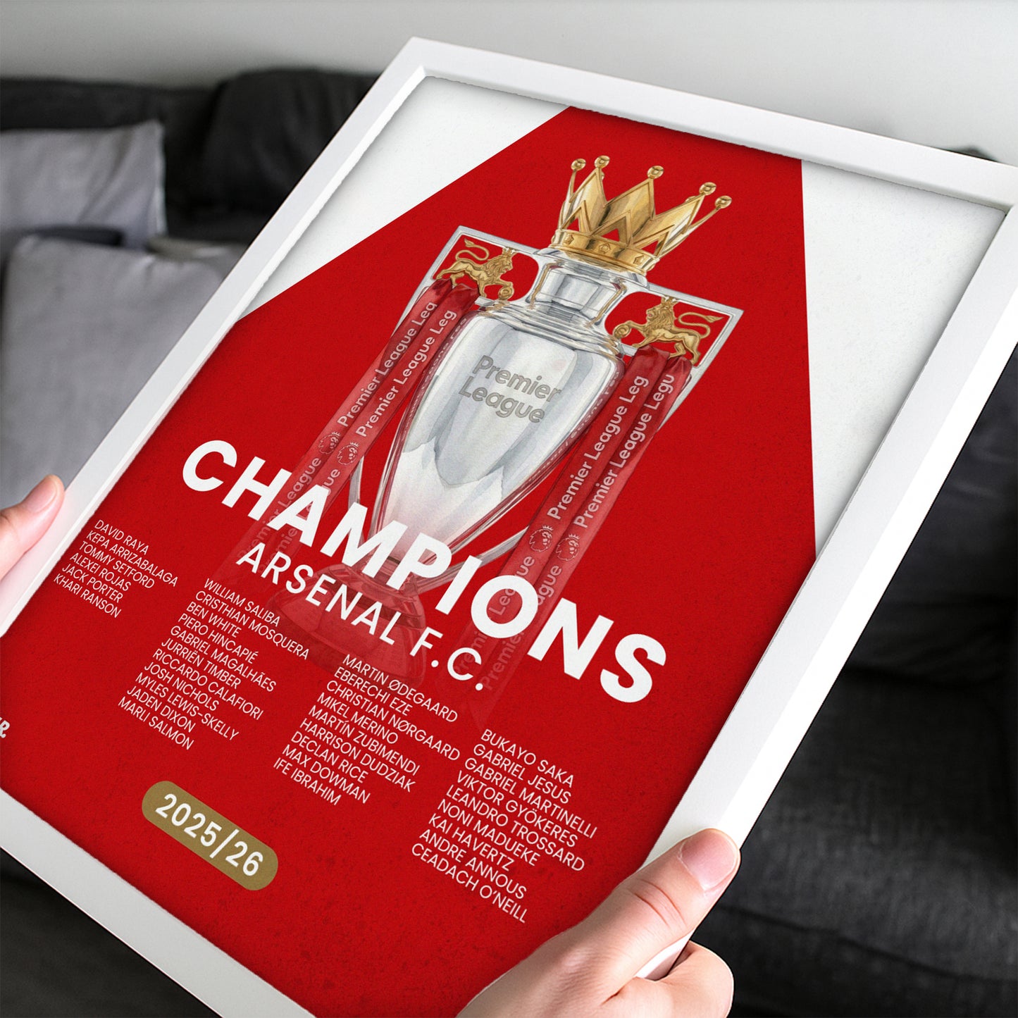 Arsenal Premier League Champions 25/26