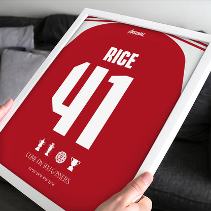 Declan Rice Arsenal Kit 25/26