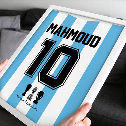 Personalised Argentina 1986 World Cup