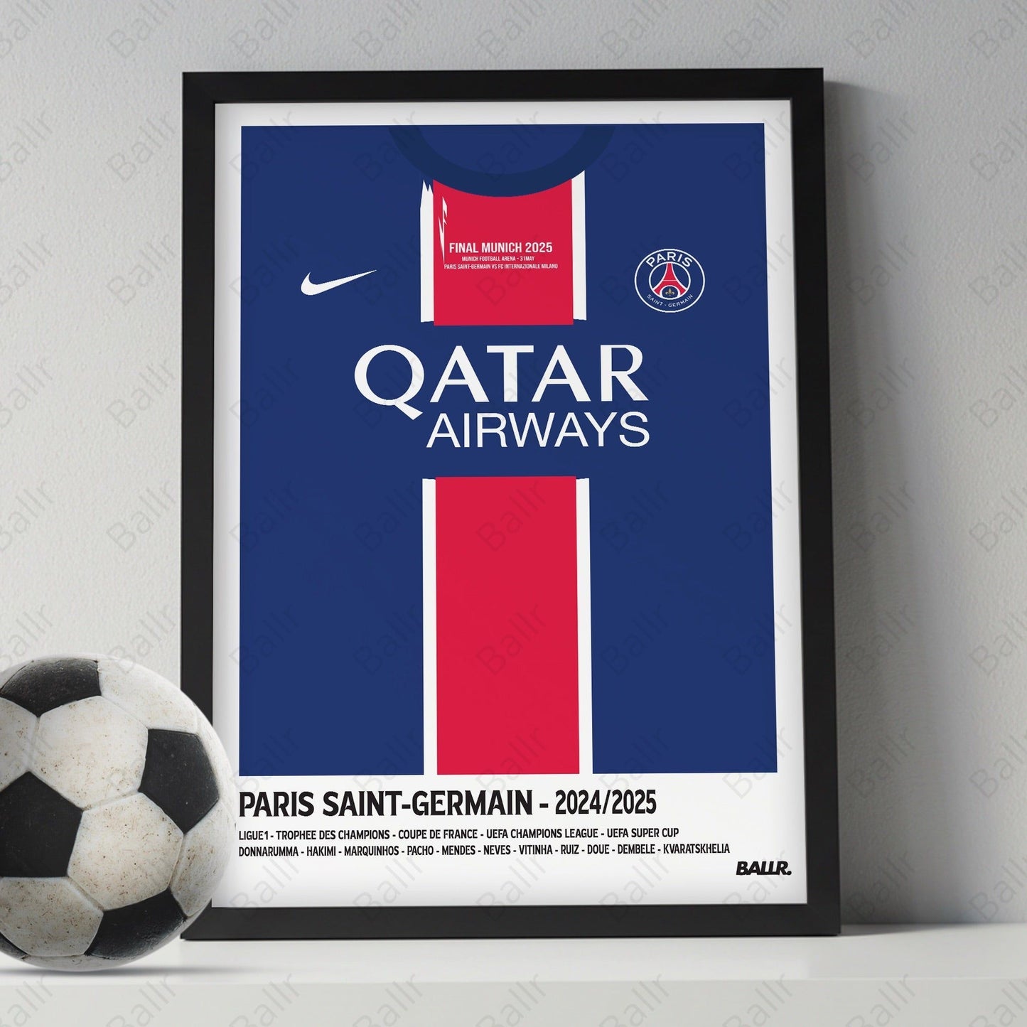 PSG UCL Champions Front Kit