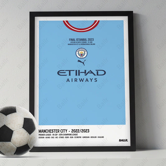 Manchester City 22/23 Iconic Treble Season Front Kit