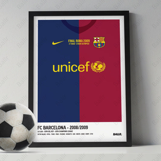 Barcelona08/09 UCL Final Front Kit